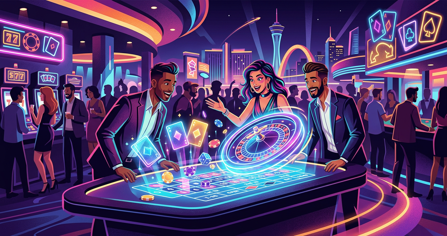 Casino Floor Hologram Tables Launch at Vegas Giants