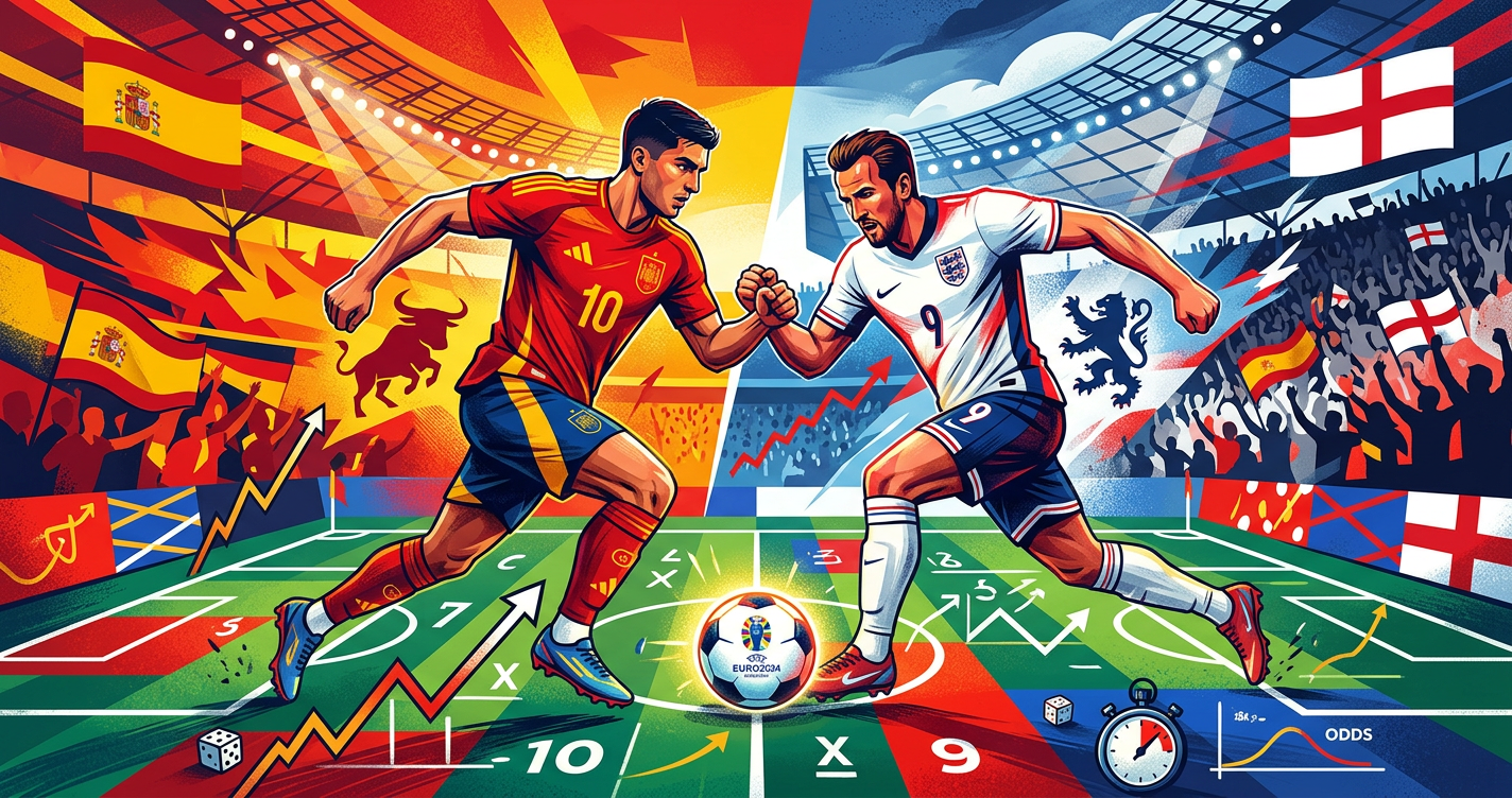 UEFA Euro 2024 Final Betting Analysis: Spain vs England