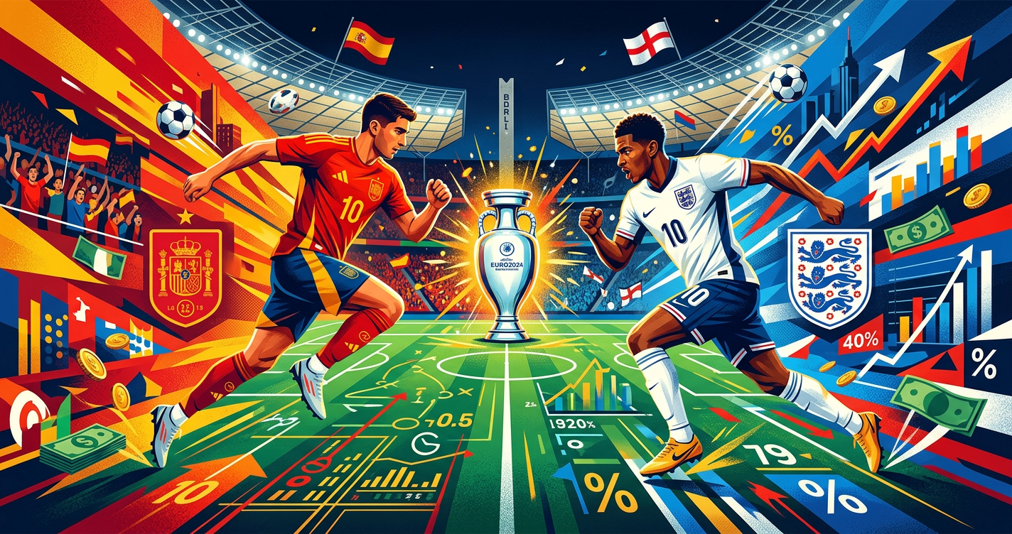 Euro 2024 Final Betting Analysis: Spain vs England Odds