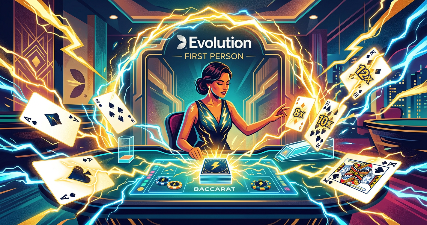 Evolution Gaming Launches First Person Lightning Baccarat