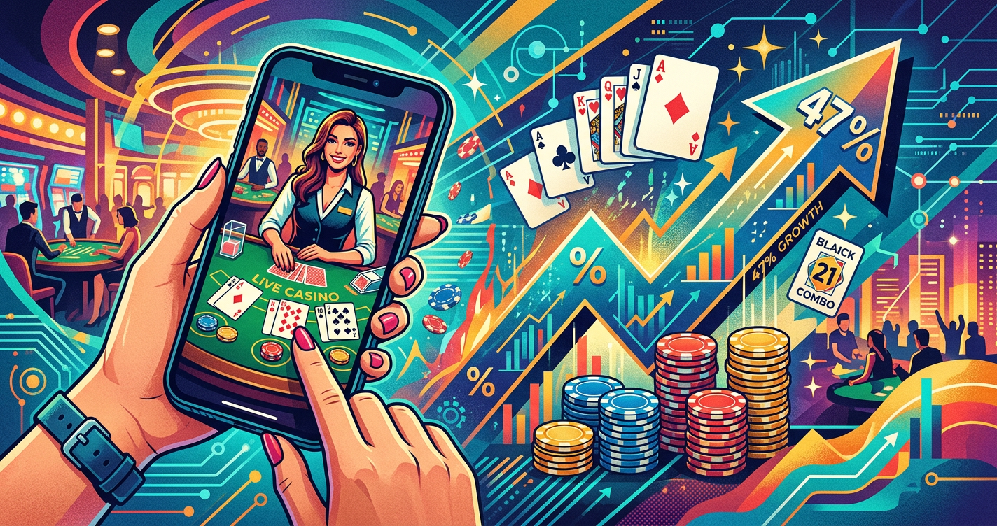 Live Casino Revenue Soars 47% as Blackjack Goes Mobile