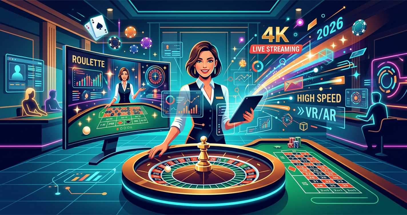 Live Casino Technology Trends 2026: 4K Streaming & More