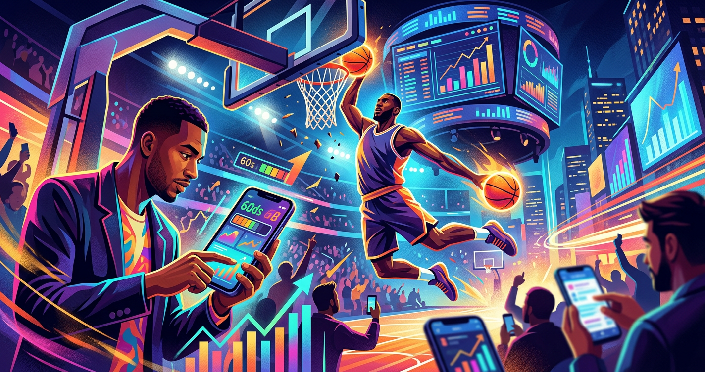 NBA Micro-Betting Live: 60-Second Props Hit $2B
