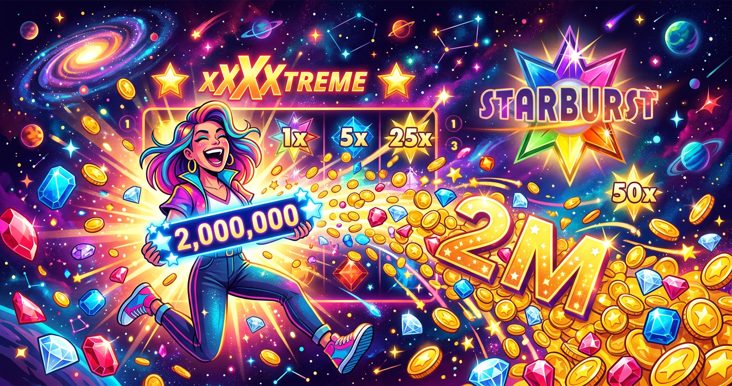 NetEnt's Starburst XXXtreme Hits €2M Jackpot Record