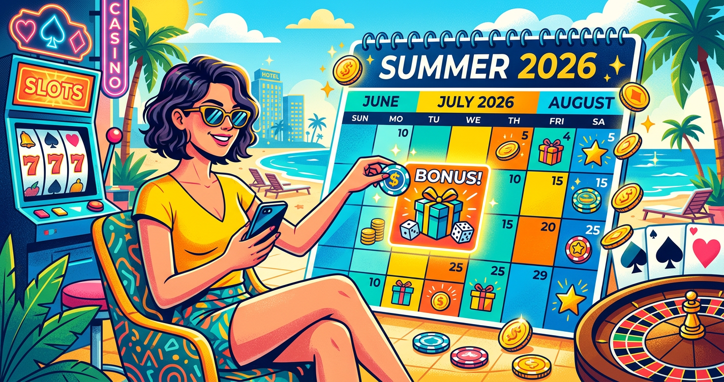 Summer 2026 Casino Bonus Calendar: Best Monthly Offers